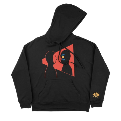 UMA Selfie Hoodie - Black Heavyweight Fleece