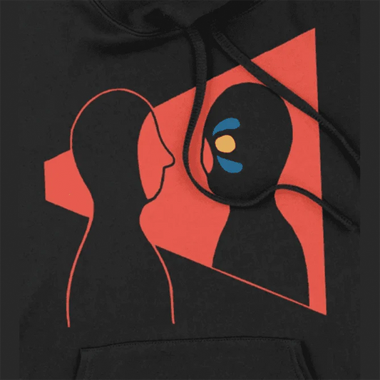 UMA Selfie Hoodie - Black Heavyweight Fleece