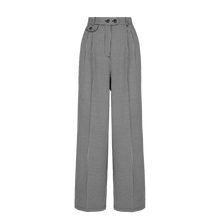 HELL BUNNY Teddy Trousers - Black/White