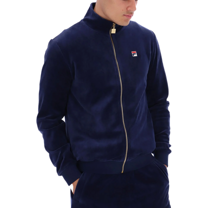 FILA MARC  VELOUR TRACK JACKET WITH GOLD TRIMS