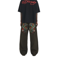 ED HARDY Jeans Fireball Dragon Dirty Wash