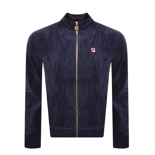 FILA MARC  VELOUR TRACK JACKET WITH GOLD TRIMS