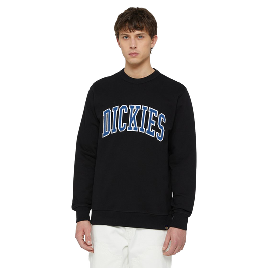 DICKIES Sweatshirt Aitkin - Black/Coronet Blue