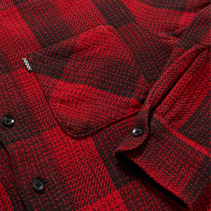 CHET ROCK Overshirt Durango Plaid - Red