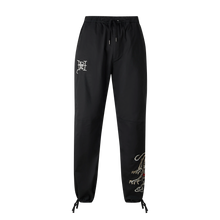 Ed hardy panther woven tech trousers