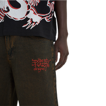 ED HARDY Jeans Fireball Dragon Dirty Wash