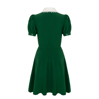 HELL BUNNY Basil Mini Dress - Green
