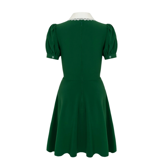 HELL BUNNY Basil Mini Dress - Green