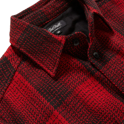 CHET ROCK Overshirt Durango Plaid - Red