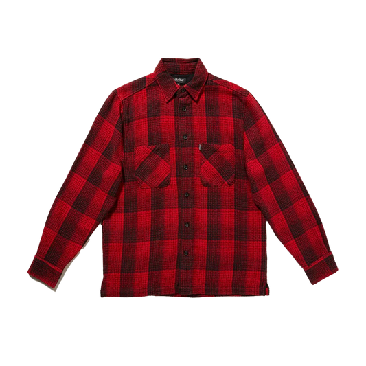 CHET ROCK Overshirt Durango Plaid - Red