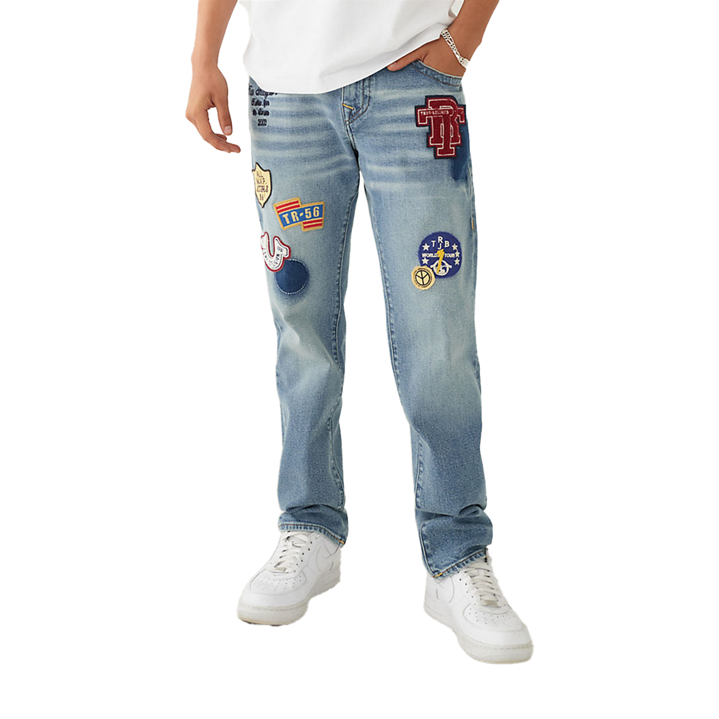 True religion Rocco patch jeans