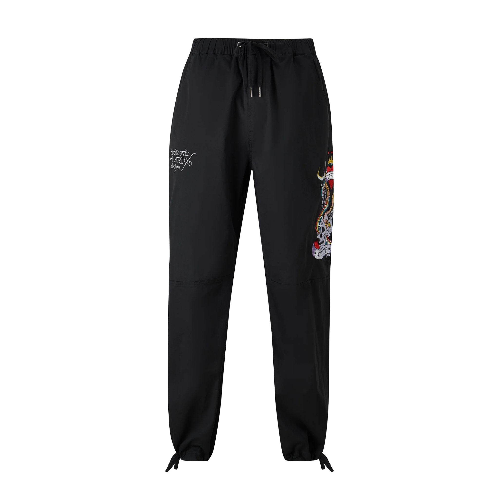 Urban Outfitters Ed Hardy Cargo Pants Trousers Medium Black Pockets y2k 90s  | eBay