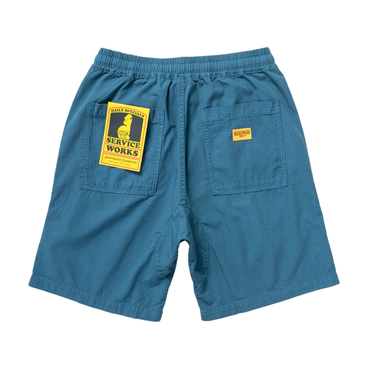 SERVICE WORKS Chef Shorts Ripstop - Ocean