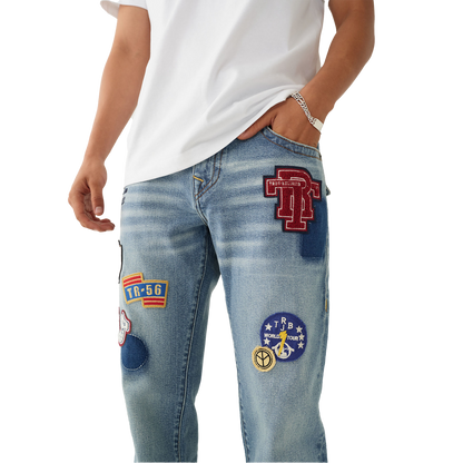 True religion Rocco patch jeans