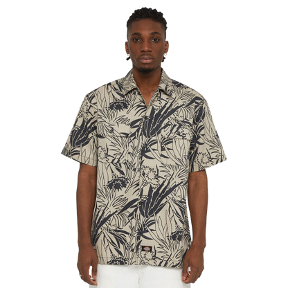 DICKIES Shirt Max Meadows - Desert Flower/Black