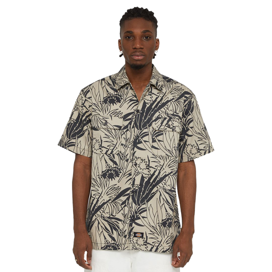 DICKIES Shirt Max Meadows - Desert Flower/Black