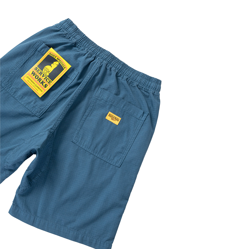 SERVICE WORKS Chef Shorts Ripstop - Ocean