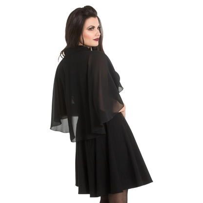 HELL BUNNY Draco Blouse - Black