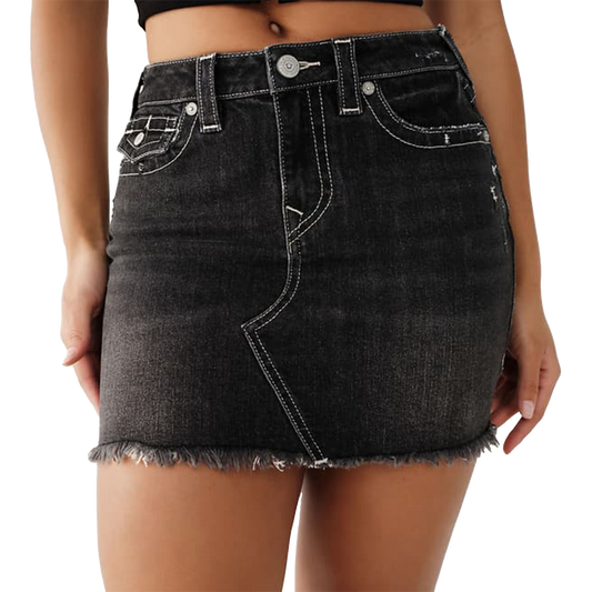 TRUE RELIGION Sadie Mini Skirt - Orchid