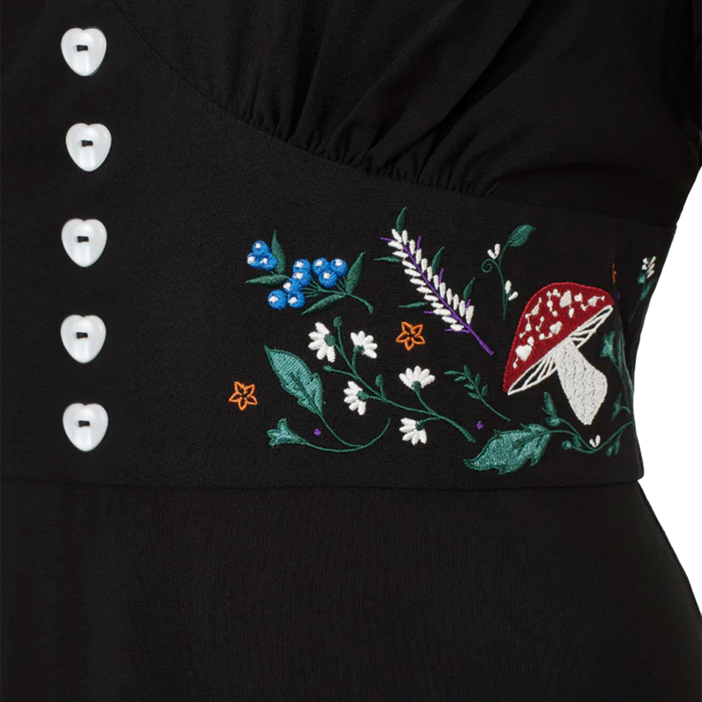HELL BUNNY Natura Dress - Black