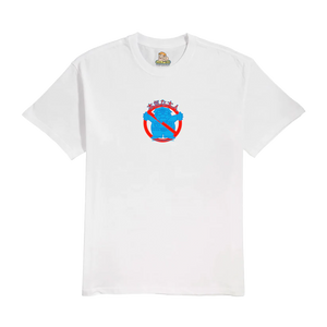 Serious Adult Stop Cop Tee - White