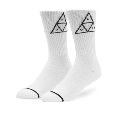 HUF Socks Set Tripple Triangle Crew - White