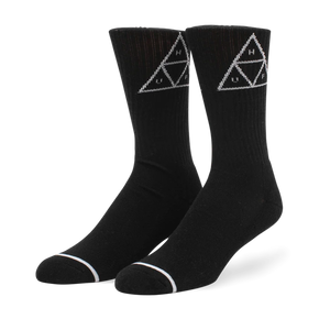 HUF Socks Set Tripple Triangle Crew - Black