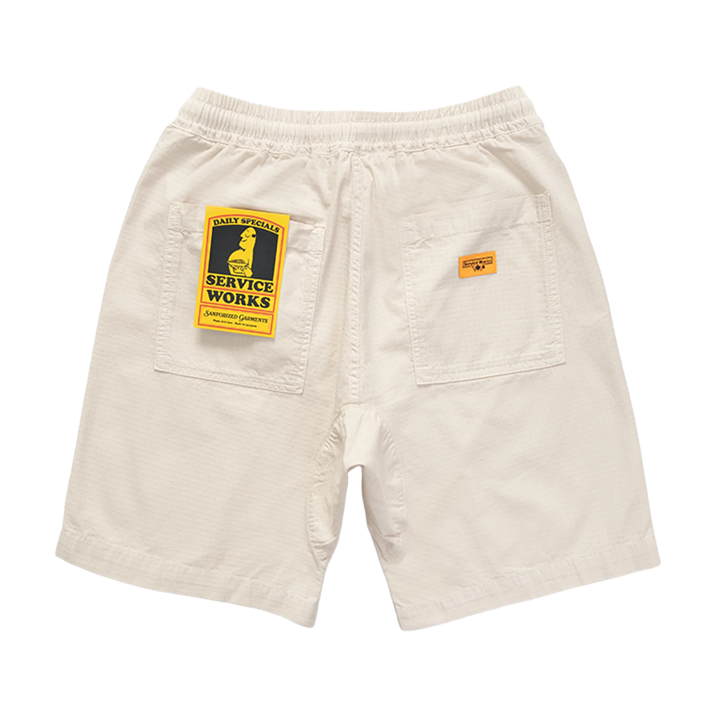 SERVICE WORKS Chef Shorts Ripstop - Bone