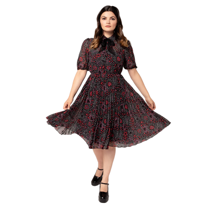 HELL BUNNY Perry Mid Dress - Black