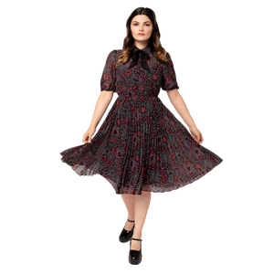 HELL BUNNY Perry Mid Dress - Black