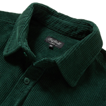 CHET ROCK Shirt Memphis Cord - Bottle Green