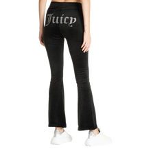 JUICY COUTURE Track Pants Freya Flares Velour Black