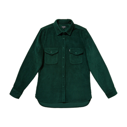 CHET ROCK Shirt Memphis Cord - Bottle Green