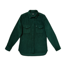 CHET ROCK Shirt Memphis Cord - Bottle Green