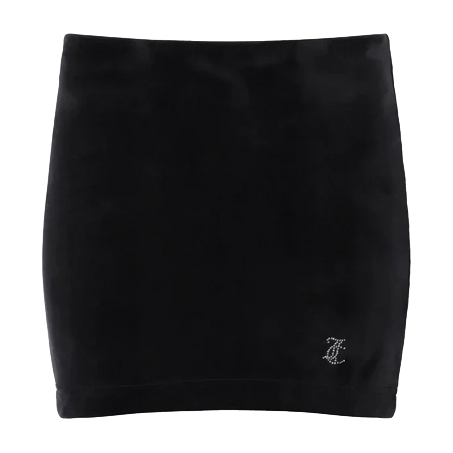 Juicy MAXINE SKIRT VELOUR TUBE SKIRT W/ DIAMANTE