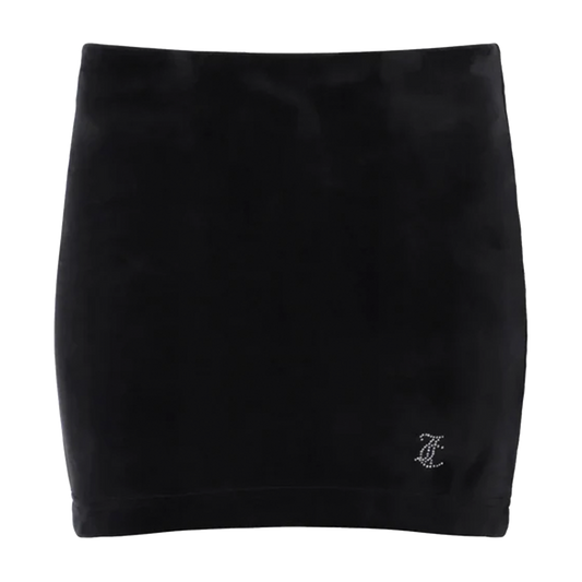 Juicy MAXINE SKIRT VELOUR TUBE SKIRT W/ DIAMANTE