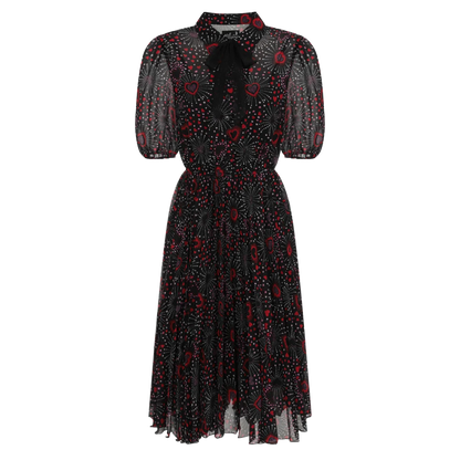 HELL BUNNY Perry Mid Dress - Black