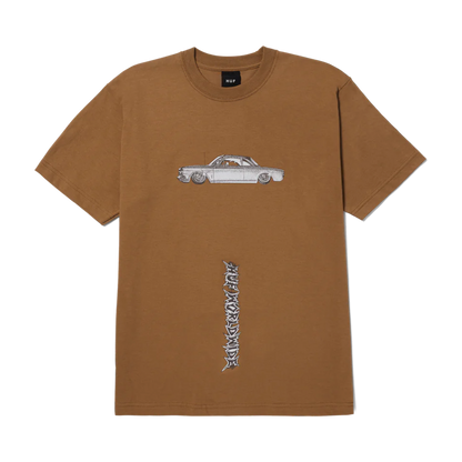 HUF S/S T-Shirt Car Club - Camel