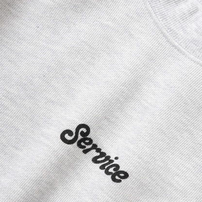 SERVICE WORKS Crewneck Service Logo - Ash
