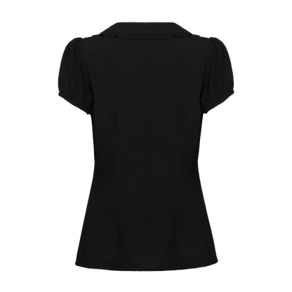 HELL BUNNY Natura Blouse - Black