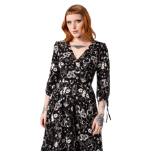 HELL BUNNY Star Sign Midi Dress - Black