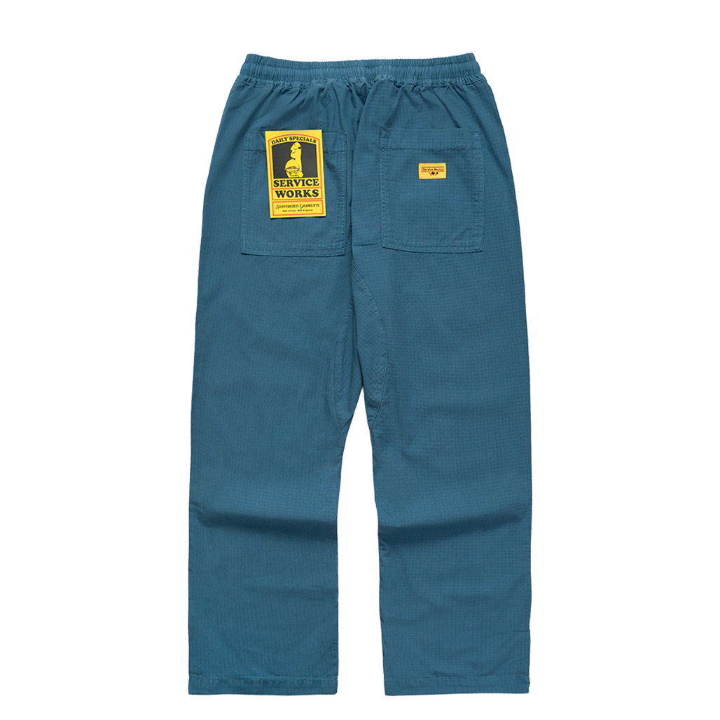 SERVICE WORKS Chef Pants Ripstop - Ocean