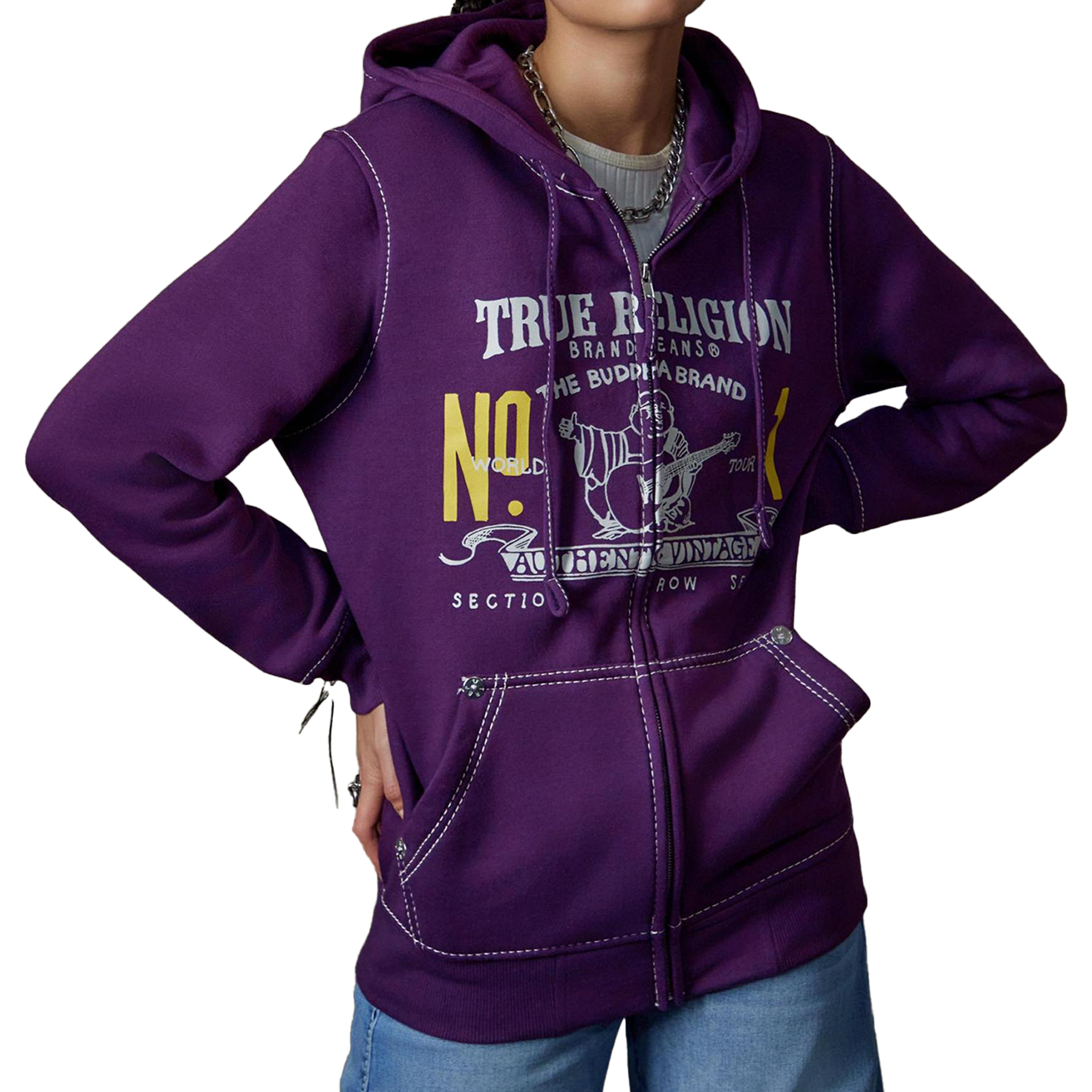 True religion purple deals jacket