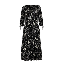 HELL BUNNY Star Sign Midi Dress - Black