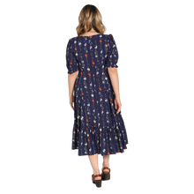 HELL BUNNY Asta Maxi Dress - Blue