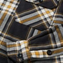 CHET ROCK Overshirt Flannel Checked - Mustard