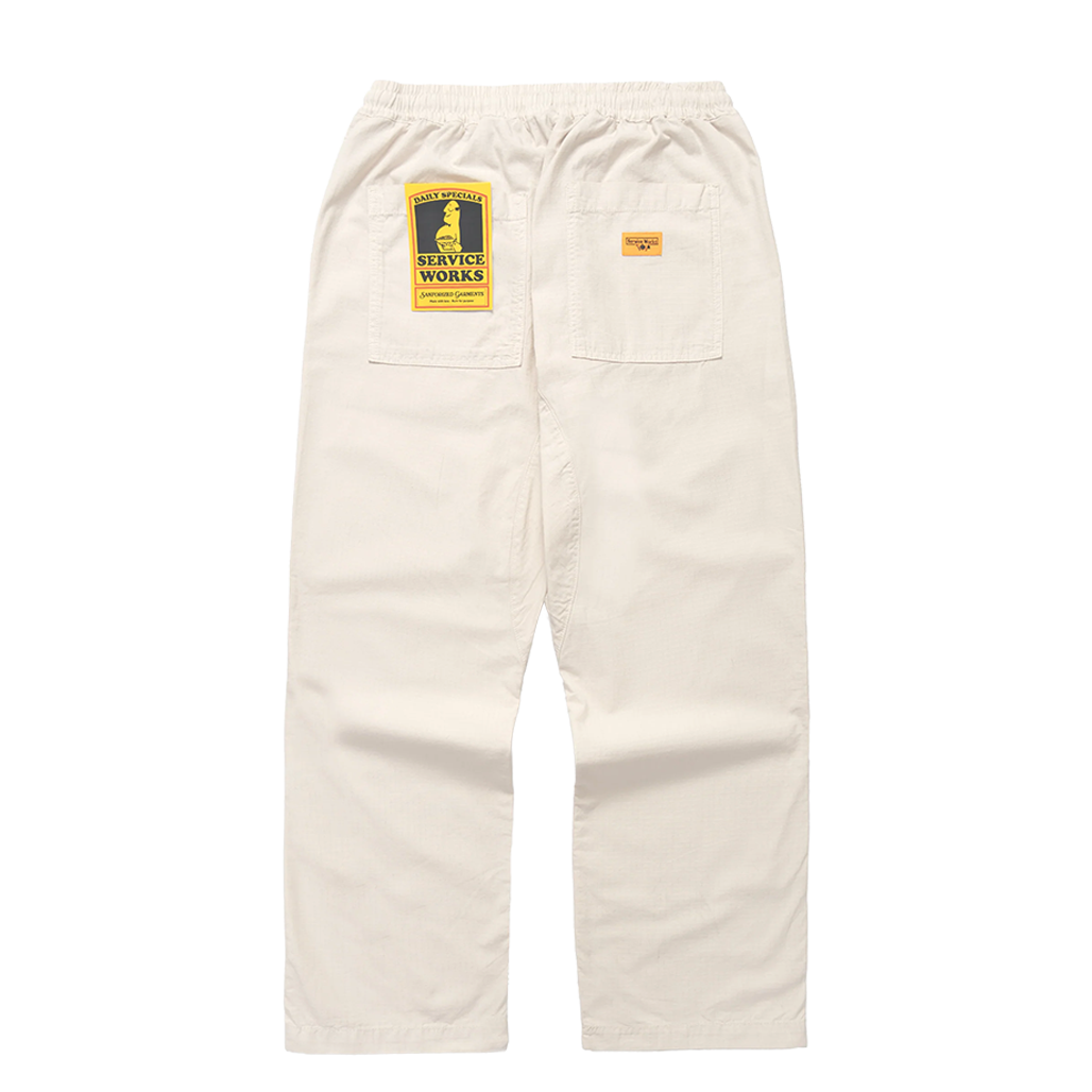 SERVICE WORKS Chef Pants Ripstop - Bone