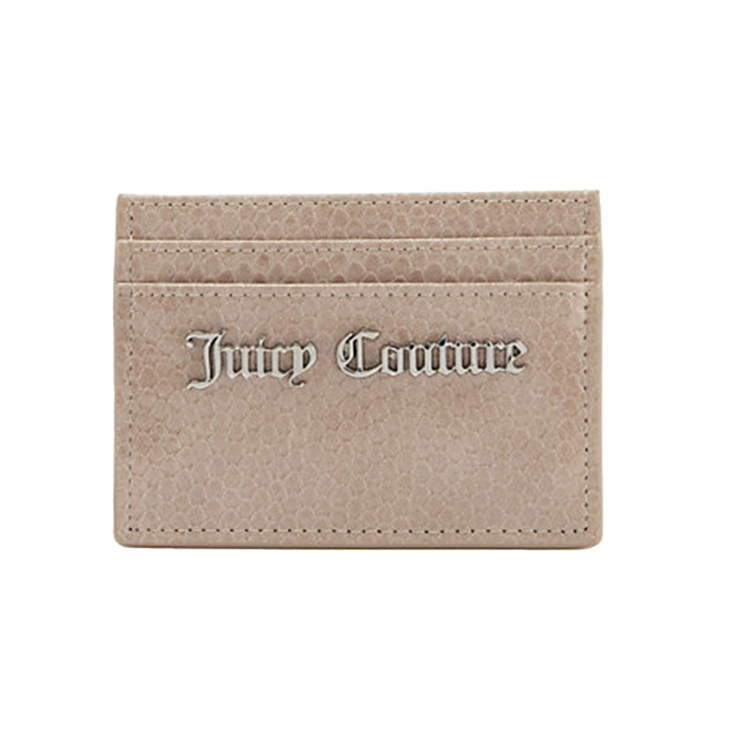 Juicy Couture Croc Card Holder With Metal Plaque - Funghi