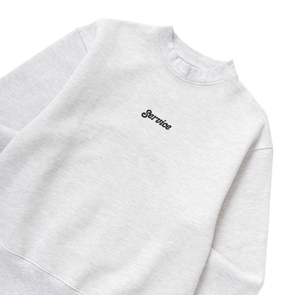 SERVICE WORKS Crewneck Service Logo - Ash