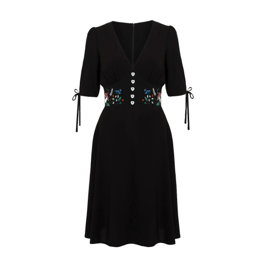 HELL BUNNY Natura Dress - Black